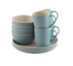 OUTWELL BAMBOO 12PC DINNER SET - BLUE